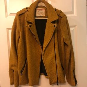 Cartonnier Mustard Moto Jacket | L | NWOT